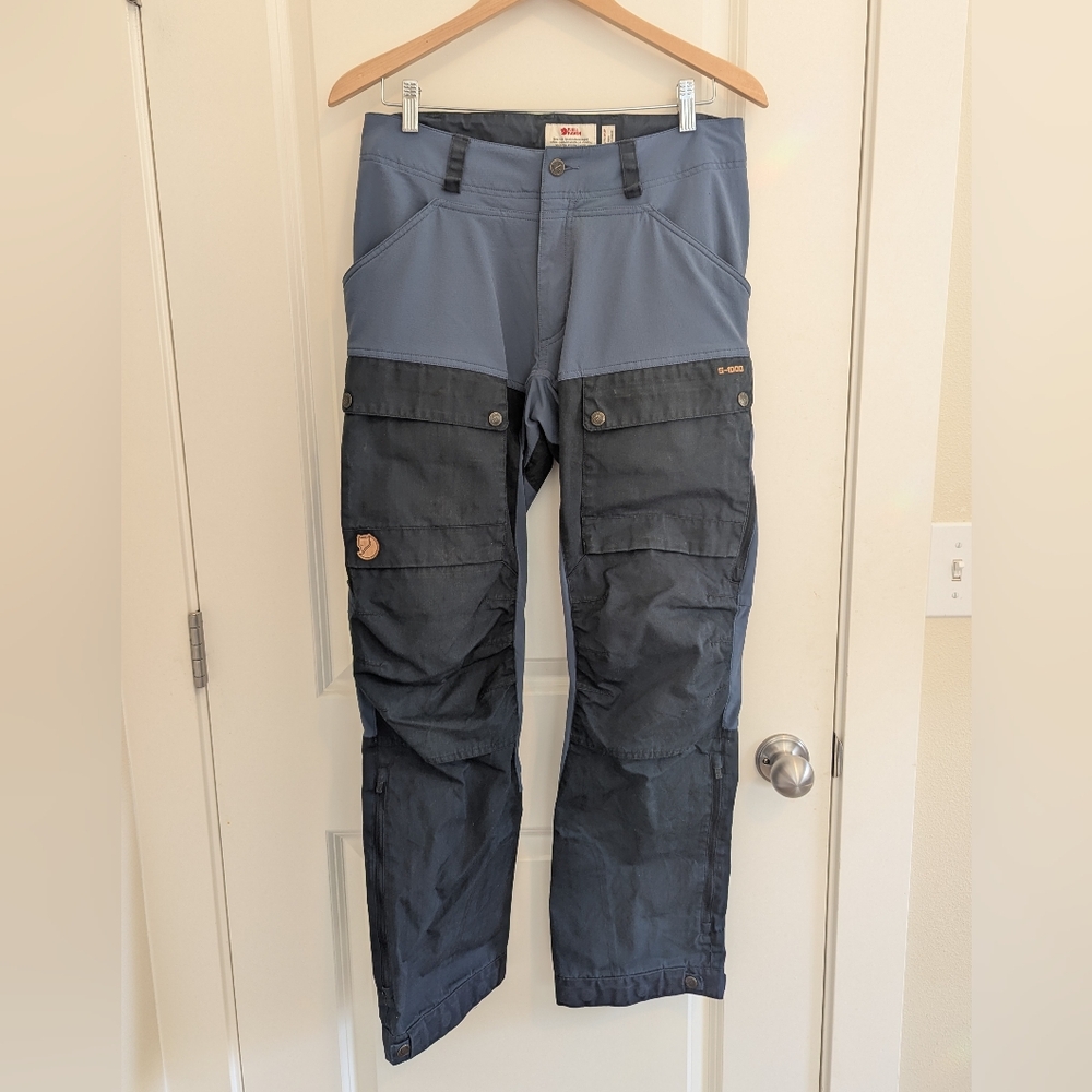 Fjallraven Keb Men's 30-31" Regular Trousers Dark Indigo Blue